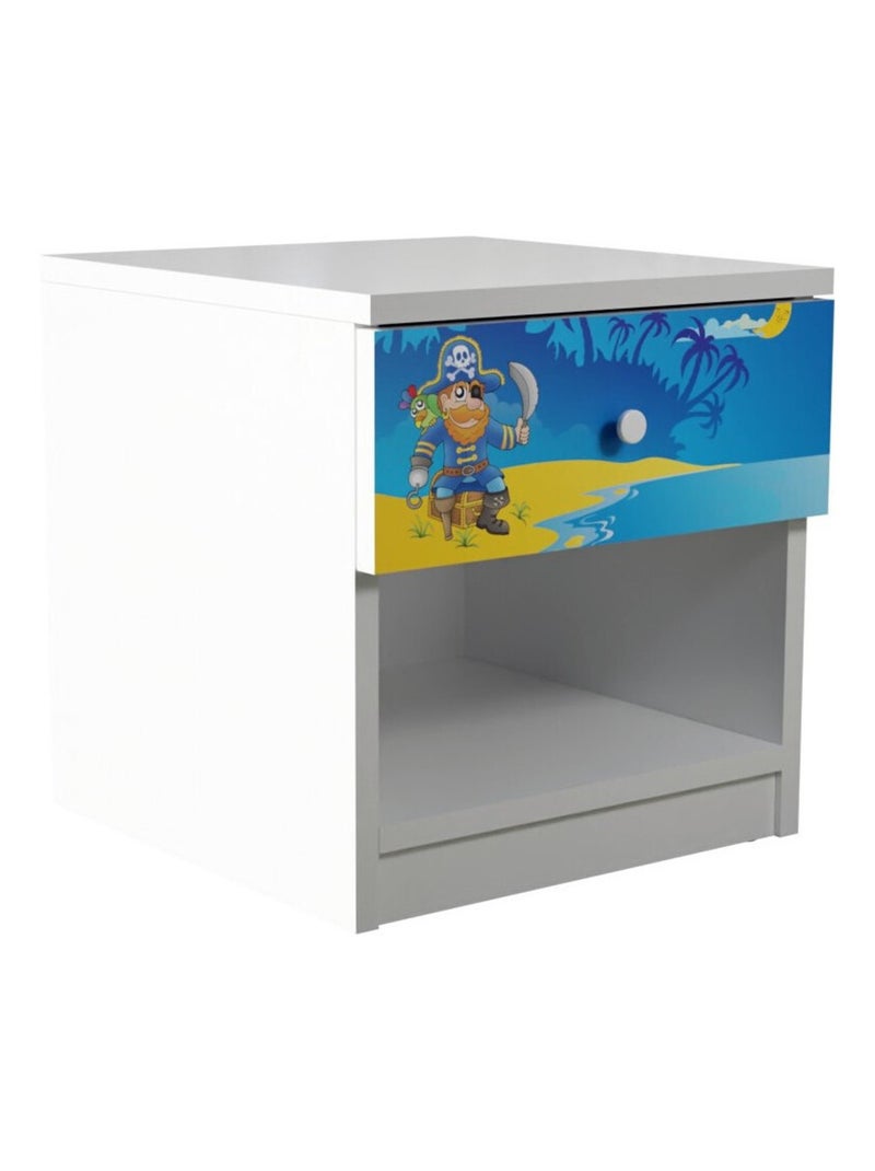 Table De Chevet - Pirate Rouge - Kiabi