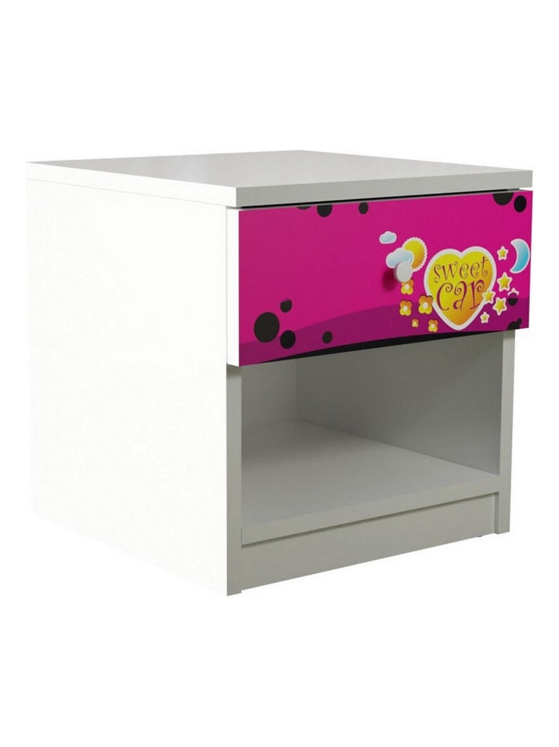 Table De Chevet - Sweet Car Rouge - Kiabi