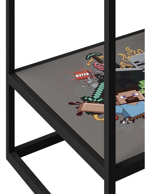 Table de chevet avec 1 étagère et plateau amovible 'Roba' - Minecraft - Kiabi