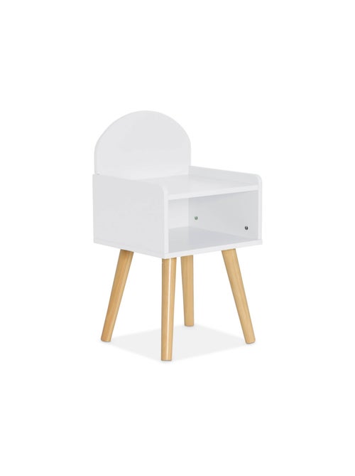 Table de chevet chambre enfant décor bois Nephos - Kiabi
