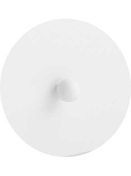 Table de chevet Emi blanche - poignée blanche - Kiabi