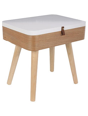 Table de chevet en bois à tiroir collection ELIN