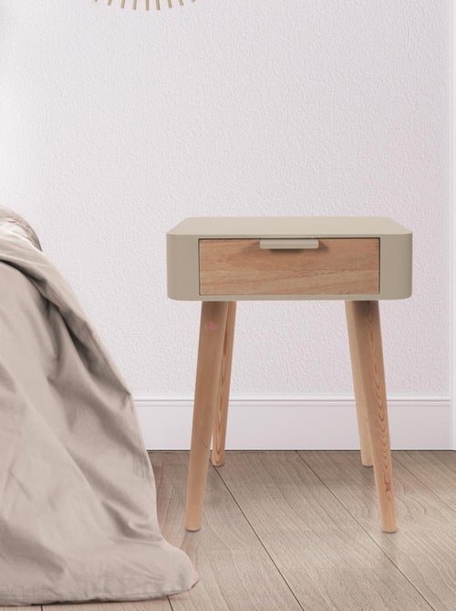 Table de chevet en bois collection SHIREL - Kiabi