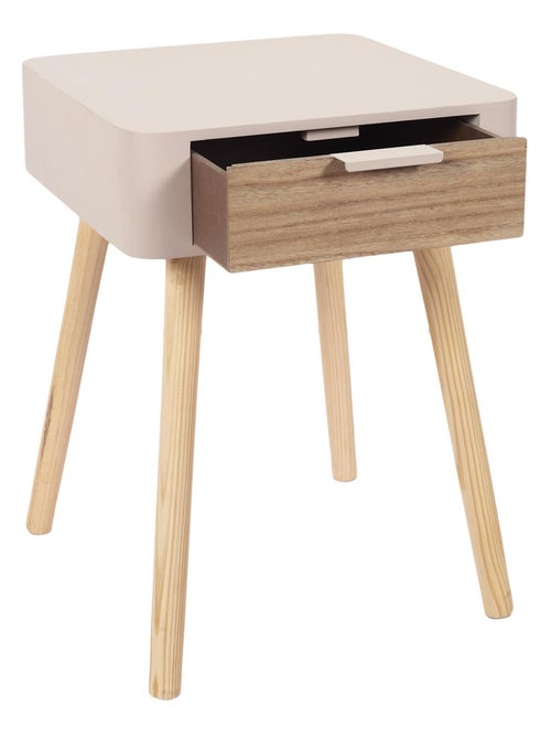 Table de chevet en bois collection SHIREL - Kiabi