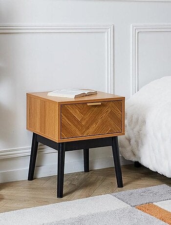 Table de chevet en bois FELIX