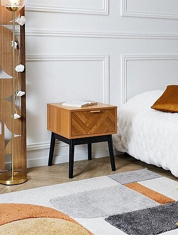 Table de chevet en bois FELIX