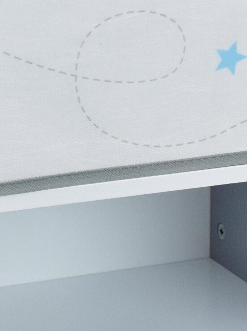Table de chevet en bois Theme Espace Bleu - Kiabi