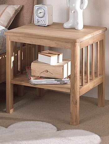 Table de chevet en chêne massif ROMANE