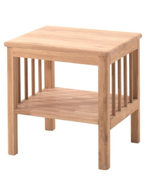 Table de chevet en chêne massif  ROMANE - Kiabi