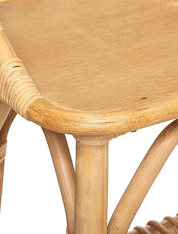 Table de chevet en rotin