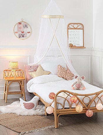 Table de chevet en rotin