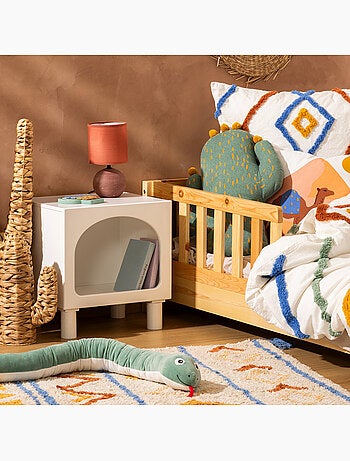 Table de chevet enfant 1 niche organique en pin tara