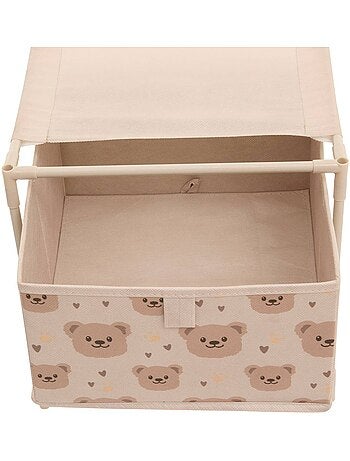 Table de chevet enfant 1 tiroir ourson tissa