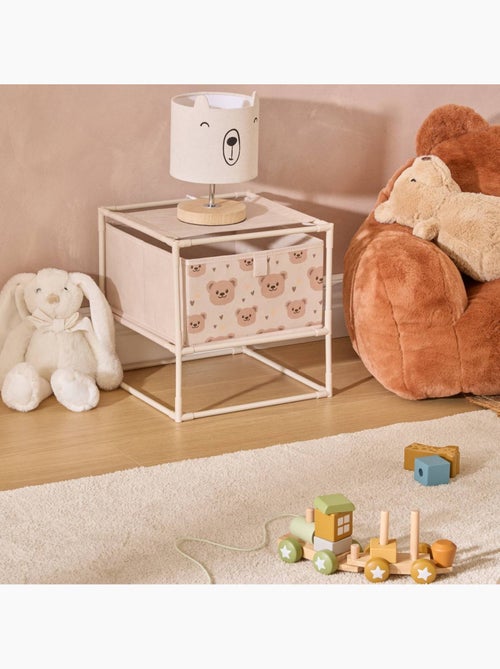 Table de chevet enfant 1 tiroir ourson tissa - Kiabi