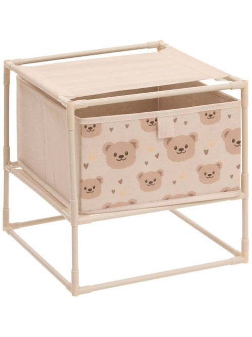 Table de chevet enfant 1 tiroir ourson tissa - Kiabi