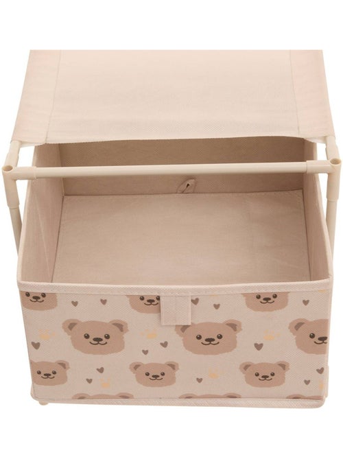 Table de chevet enfant 1 tiroir ourson tissa - Kiabi