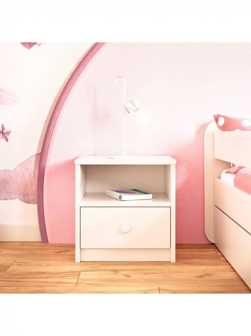 Table de Chevet Enfant Blanc - Kiabi