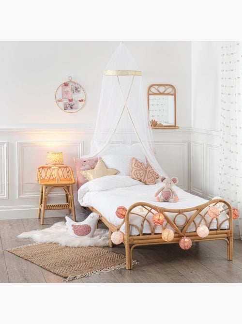 Table de chevet enfant en rotin colette - Kiabi