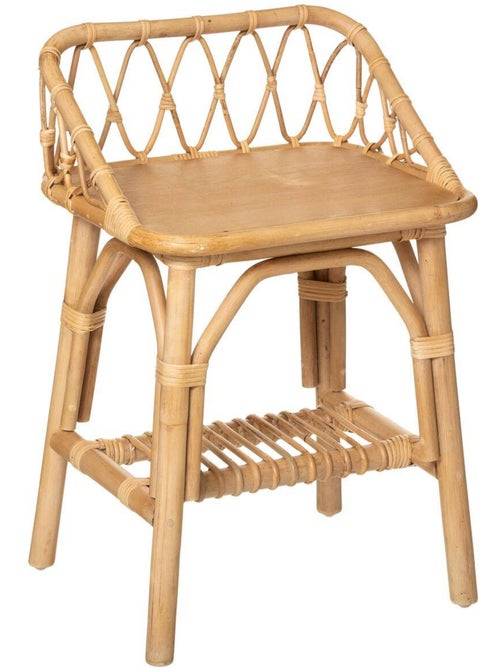 Table de chevet enfant en rotin colette - Kiabi
