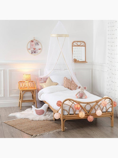 Table de chevet enfant en rotin colette - Kiabi