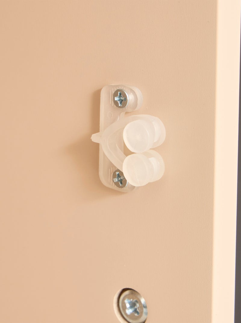 Table de chevet enfant forme ourson avec porte de rangement Marron clair - Kiabi