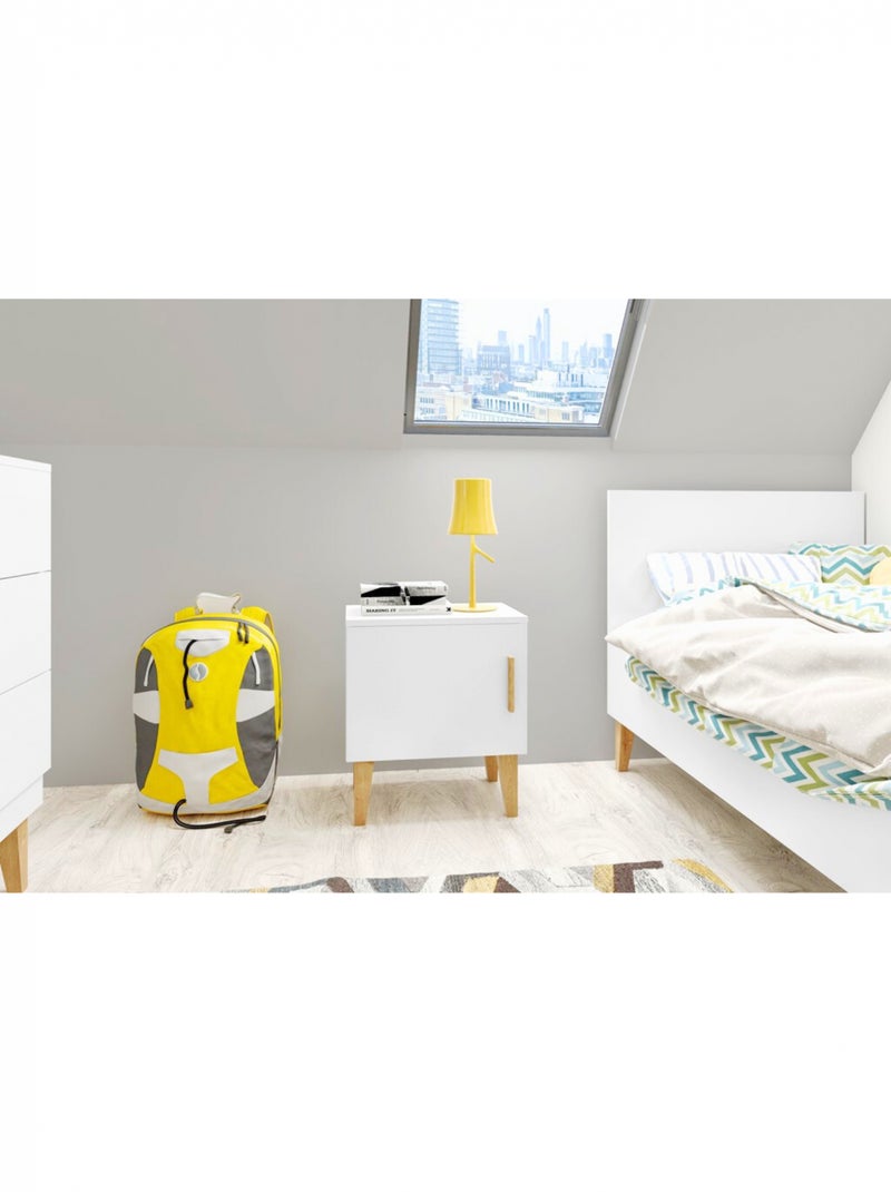 Table de Chevet Enfant Kubi Blanc - Kiabi