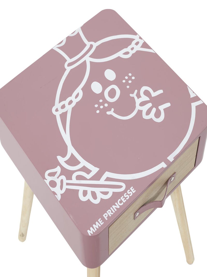 Table de chevet enfant MONSIEUR MADAME Rose - Kiabi