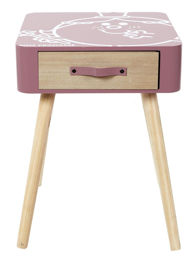 Table de chevet enfant MONSIEUR MADAME Rose - Kiabi