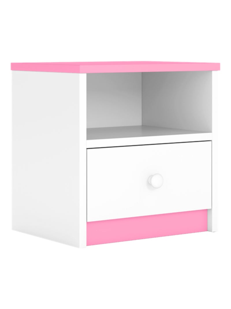 Table de Chevet Enfant Rose clair - Kiabi