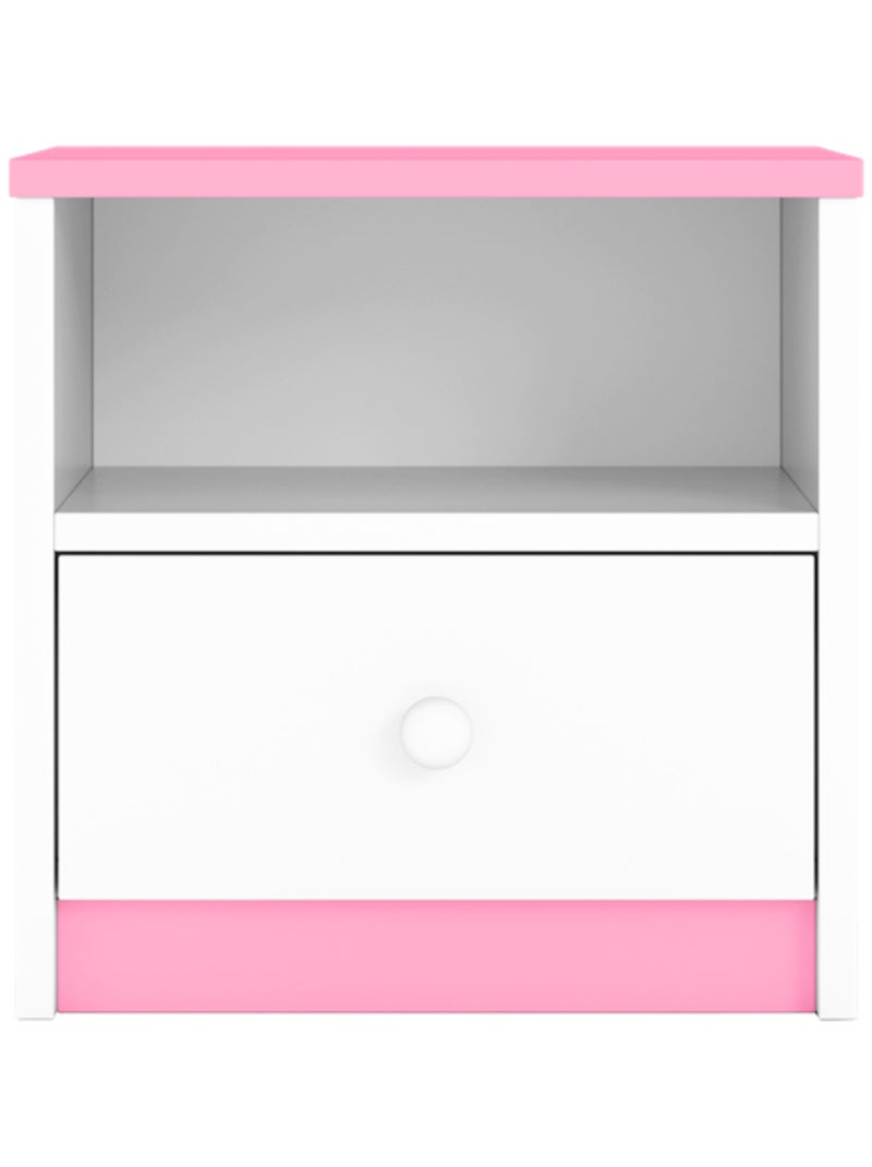 Table de Chevet Enfant Rose clair - Kiabi