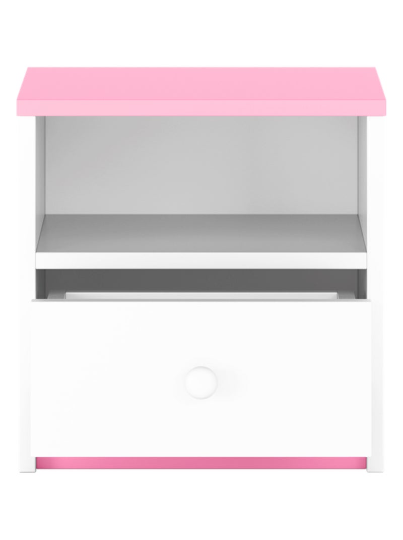 Table de Chevet Enfant Rose clair - Kiabi