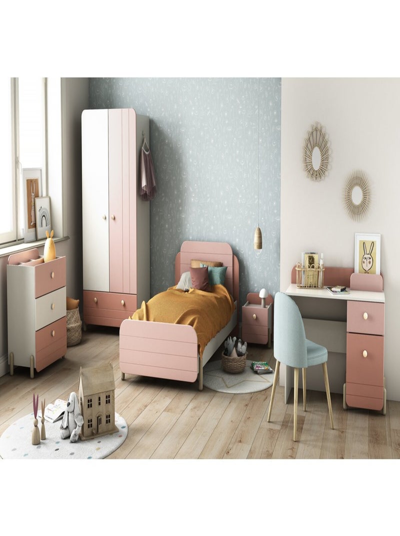 Table de chevet enfant Rose - Kiabi