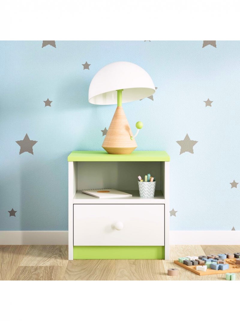 Table de Chevet Enfant Vert d'eau - Kiabi