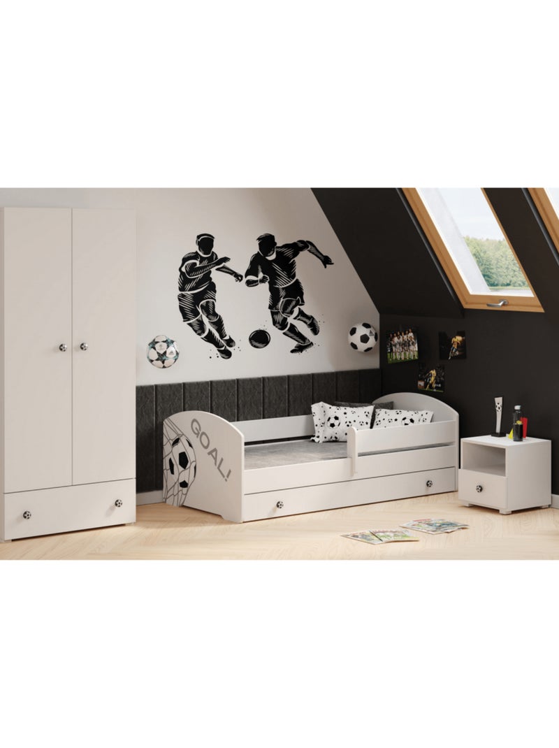 Table de chevet football Blanc - Kiabi