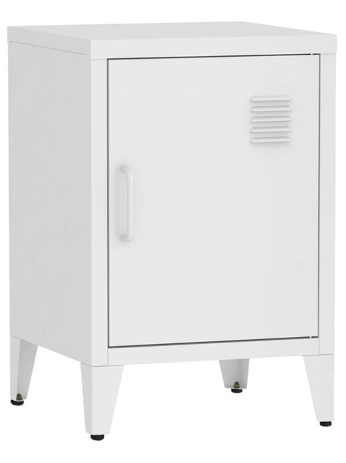 Table de chevet industrielle 1 porte Soho - Kiabi