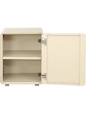 Table de chevet industrielle acier 1 porte tribeca