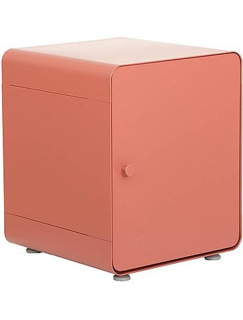 Table de chevet industrielle acier 1 porte tribeca