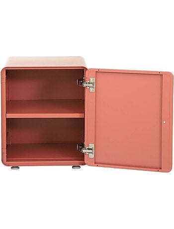 Table de chevet industrielle acier 1 porte tribeca