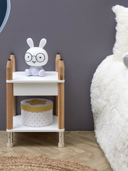 Table de chevet pour enfant blanche - Kiabi Table de chevet pour enfant blanche - Kiabi