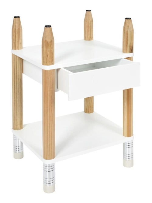 Table de chevet pour enfant blanche - Kiabi Table de chevet pour enfant blanche - Kiabi