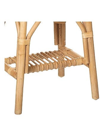 Table de chevet rotin