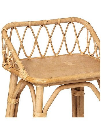 Table de chevet rotin