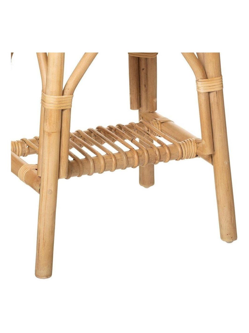 Table de chevet rotin Beige - Kiabi