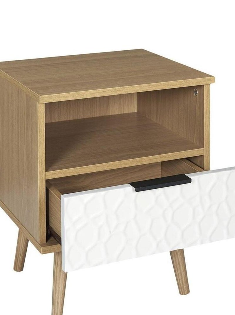 Table de chevet Sven Beige - Kiabi