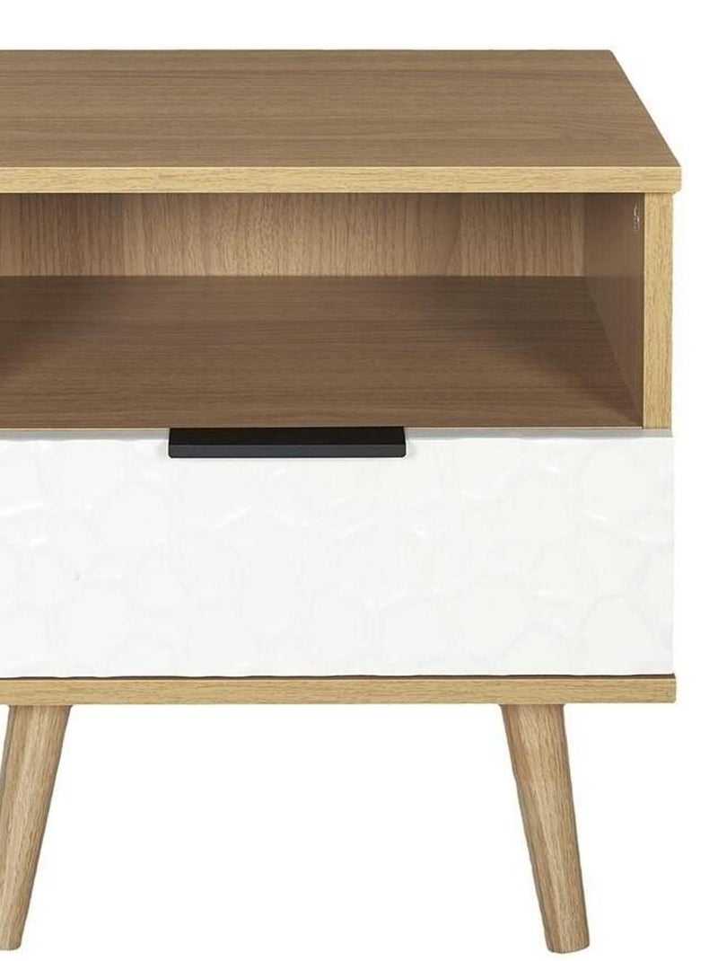 Table de chevet Sven Beige - Kiabi