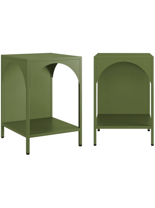 Table de chevet, table d'appoint industrielle métal (lot de 2) Soho - Kiabi Table de chevet, table d'appoint industrielle métal (lot de 2) Soho - Kiabi