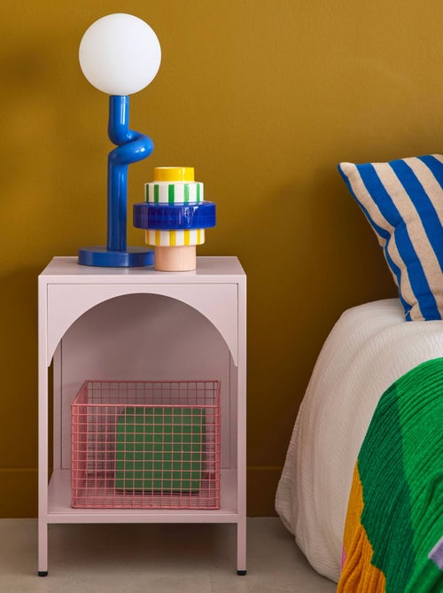 Table de chevet, table d'appoint industrielle métal Soho - Kiabi