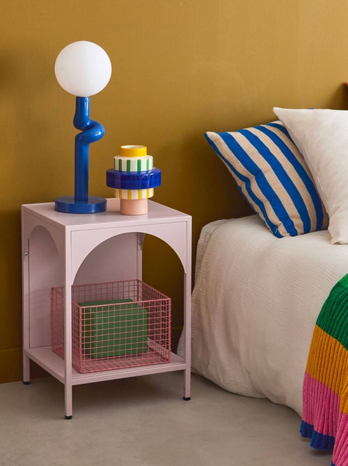 Table de chevet, table d'appoint industrielle métal Soho - Kiabi