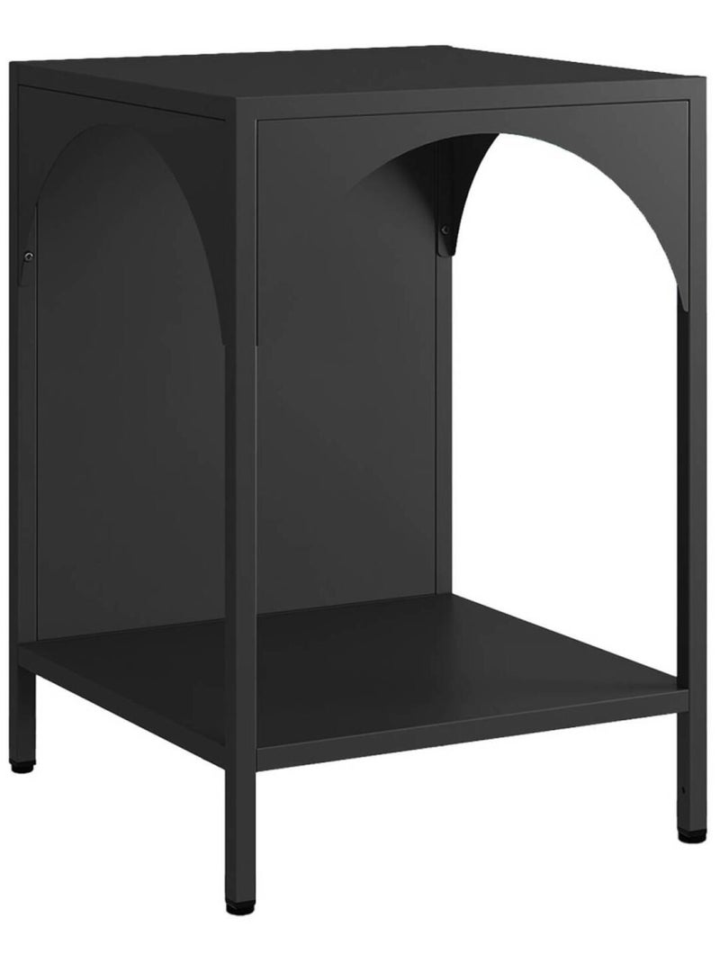 Table de chevet, table d'appoint industrielle  Soho Noir - Kiabi