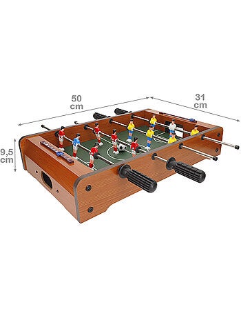 Table de football en bois 30x51x11 cm cb games